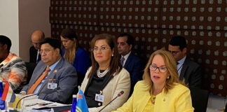 PROME MINISTER A ATENDE CONFERENCIA CU TEMA DI ‘AWA’ NA NEW YORK Y A SPLICA DI E IMPORTANCIA DI AWA PA ARUBA.