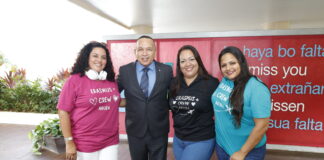 MINISTER ENDY CROES TA DESEA GRUPO DI DOCENTE HOPI EXITO DEN E INTERCAMBIO NA ITALIA.