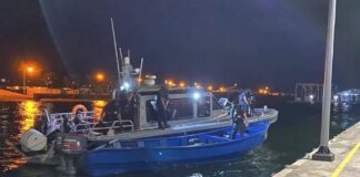 A intercepta boto drentando Aruba cu droga den marduga