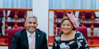 Parlamentario Shailiny Tromp-Lee cu palabranan di felicitacion y exito pa Presidente y Vise Presidente di Parlamento