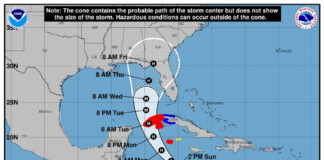 Tormenta tropical Ian lo crece y lo yega Florida como horcan di categoria 3 of 4