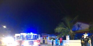 Mucha a bati alarma pa cas na candela na Weg Sero Preto