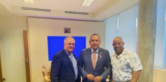 MINISTER ENDY CROES A REUNI CU REPRESENTANTENAN DI ARUBA’ BODYBUILDING AND POWERLIFTING ASSOCIATION’