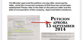 Ta un hecho cu Benny a firma 90.000 m2 pa famia Arends den varios negoshi y tereno