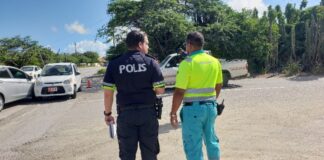 Un dama herida den accidente na Sero Patrishi