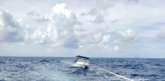 Cuerpo policial ta Informa: Polis Maritimo a sali rescata boto den problema