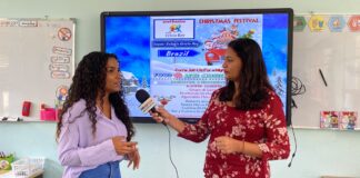 Colegio Cristo Rey cu un bazaar di Pasco riba 4 di november 2022 pa logra pone mas C-touch screen