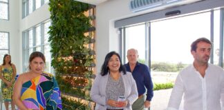 Minister Maduro tabata presente na e apertura di Lava Glass Studio