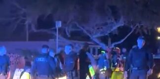 Accidente entre varios auto y brommer, un persona a resulta seriamente herida