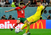 Morocco ta elimina Spaña for di tironan di punto penal 
