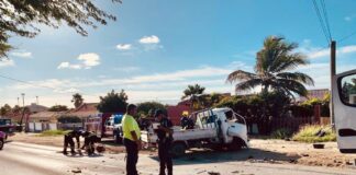Accidente frontal y fatal na Kudawecha