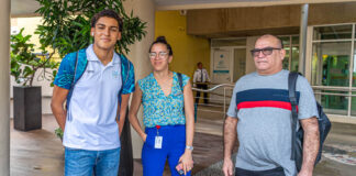 Monica Pimentel y Jayden Croes a biaha pa Cancun Mexico.