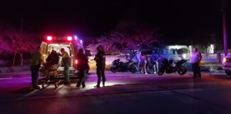 Motociclista ta accidenta su so na Piedra Plat