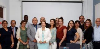 MINISTER ENDY CROES Y MINISTER EVELYN WEVER – CROES A REUNI CU KONINKLIJKE KENTALIS Y FEPOH.