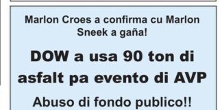 Na esnan cu ta critica afsalt dilanti bestuurskantoor: Esaki si ta bon? Asfalto rond di cas di AVP?