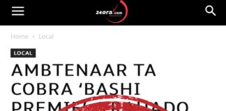 Fake News! SABA ta haya placa y mester paga su trahadornan