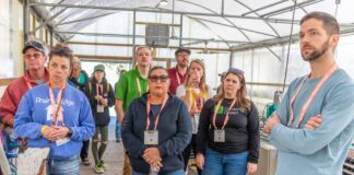 Juliana Hernandez y Gregory Kelly a atende EXPO na Tampa Florida.