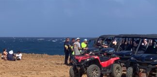 Turista cu a accidenta cu UTV no tawata kier asistencia medico