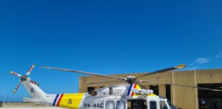 Helikòpternan nobo di Wardakosta Karibe Hulandes ta operashonal 