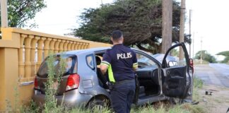 Accident cu herido na Pavia auto a dal contra un palo di luz