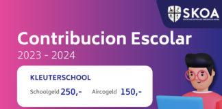 Informacion importante tocante “schoolgeld y aircogeld” pa alumnonan di SKOA 