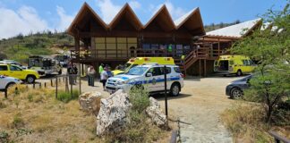 Brake lo a kibra: Tour jeep a accidenta den parke Arikok, 5 turista herida y transporta pa Hospital