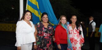 PARTIDO MEP UN BIAHA MAS TA HISA E BANDERA DI ARUBA DI MAS GRANDI NA CEDE DI MEP