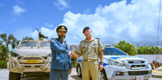 Polis y militar a reenforsa lasonan fuerte bek