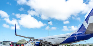 AUA Airport: Vuelo di Wingo for di Medellin ta exitoso