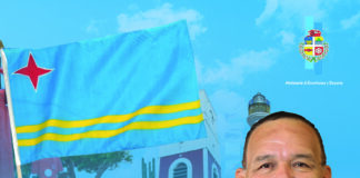 Felis dia di Himno y Bandera di parti Minister Endy Croes