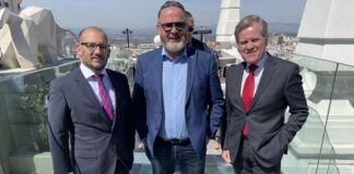 MINISTER GLENBERT CROES A BISHITA HOTEL RIU PLAZA ESPAÑA