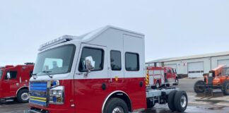 Trucknan nobo di brandweer ta yega Aruba na April