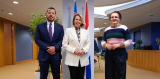 PROME MINISTER A REUNI CU SECRETARIO DI ESTADO ALEXANDRA VAN HUFFELEN