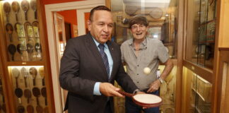 MINISTER ENDY CROES A BISHITA MUSEUM LA CASA ROSADA