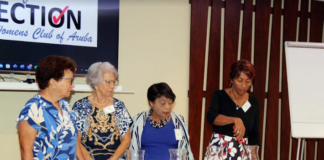 Conmemoracion di victimanan di AIDS door di Women’s Club of Aruba