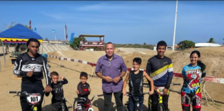 MINISTER ENDY CROES A PRESENCIA E OPEN TRAINING DI BMX NASTREETWISE NA SAN NICOLAS