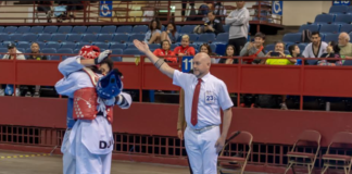 Josh Kalish referee Internacional den Cas Bon Taekwondo Cup