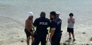 Polis a bay pa hende cu ta piscando cu reda na Malmok