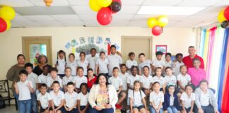 MINISTER DI CULTURA XIOMARA MADURO A BISHITA ARCO IRIS KLEUTERSCHOOL Y COLEGIO FRERE BONIFACIUS PA PROMOVE NOS FIESTA DI SAN JUAN – DERA GAY