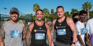 Minister Rocco Tjon a participa den e marathon di KLM