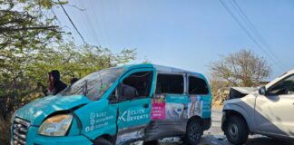 Un biaha mas; dos persona herida den accidente na crusada di Sero Pita