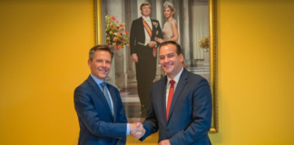 Minister Geoffrey Wever a reuni cu embahador Hulandes di Republica Dominicana