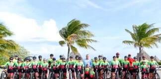 MINISTER ENDY CROES A PRESENCIA BAUTISMO DI UNIFORM NOBO DIBIKING SQUAD ARUBA