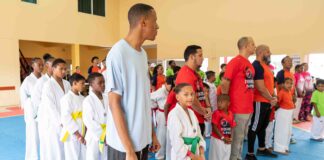 Jethro de Lisle di Chaco Taekwondo Academy a gana e premio pa Miami.