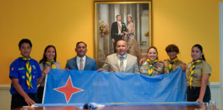 MINISTER ENDY CROES TA DESEA SCOUT ORA UBAO CU TA BAY PARTICIPA DEN UN JAMBOREE INTERNACIONAL NA SUISA HOPI EXITO