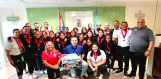 SELECCION DI FUTBOL FEMENINO U 14 A TITULA SUB CAMPEON DEN CFU CHALLENGE SERIES 2023 NA ANTIGUA