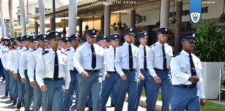 PROME MINISTER TA FELICITA Y GRADICI CUERPO POLICIAL DI ARUBA PA SEMPER A TRAHA DEN BIENESTAR, Y PA SEGURIDAD DI PAIS ARUBA