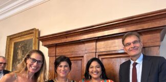 Minister Maduro ta gradici Embahador pa Reino Hulandes na Washington DC pa su atencion pa Aruba