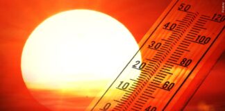 Heatstroke of Molester severo debi na calor