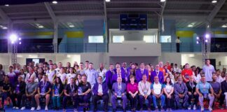 MINISTER ENDY CROES A PRESENCIA CEREMONIA DI CLAUSURA DI OPEN INTERNACIONAL ARUBA TAEKWONDO 2023